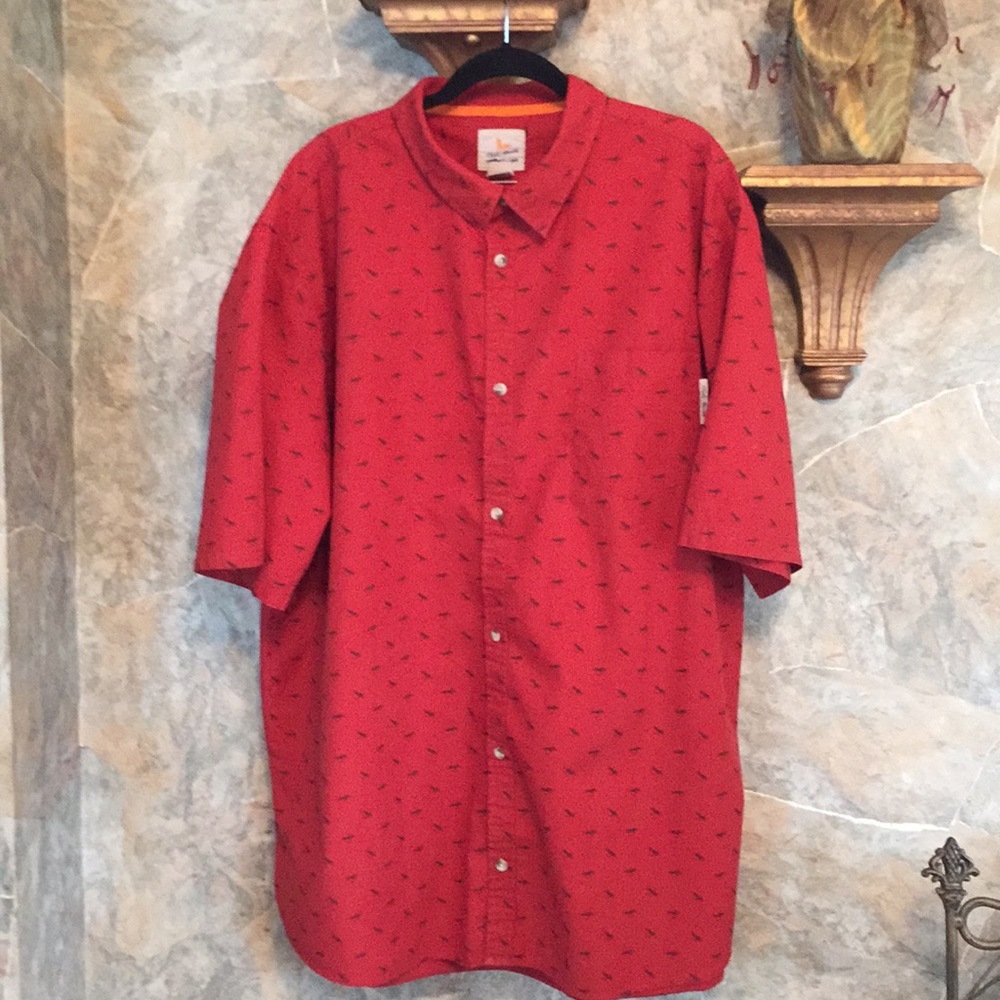 Field & stream 🎣 rust  collared button shirt